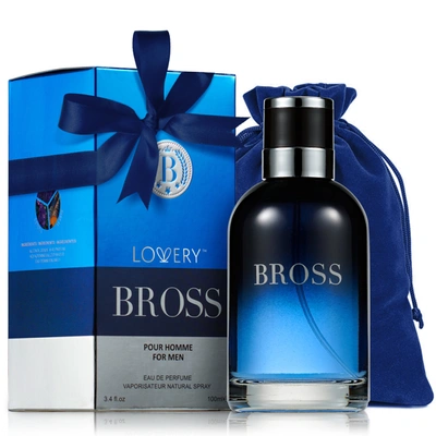 Lovery Men's Bross 3.4oz Eau De Parfum Gift Set In Blue