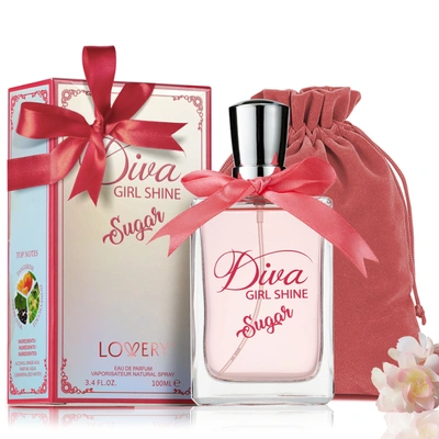 Lovery Women's Diva Girl Shine 3.4oz Perfume Spray Gift Set In Pink