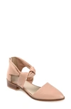 Journee Signature Tayler Pointed Toe Pump In Blush