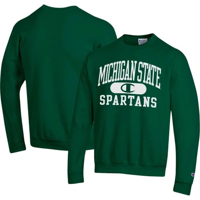 Champion Green Michigan State Spartans Arch Pill Sweatshirt