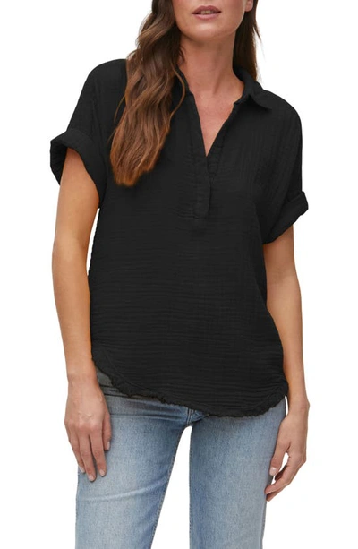 Michael Stars Gigi Popover Top In Black