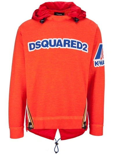 Dsquared2 Capsule Kway Orange Sweatshirt