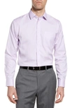 Nordstrom Smartcare™ Trim Fit Solid Dress Shirt In Lavender Spray