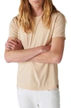 Lucky Brand Lucky Bran Men's Classic Venice Burnout Crewneck T-shirt In Latte