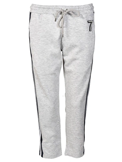 Markus Lupfer Cropped Track Pants In Grey