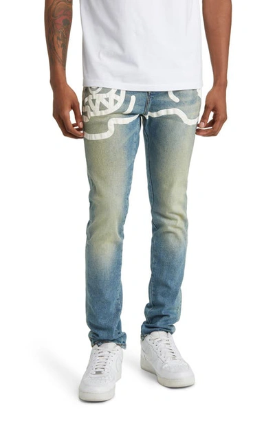 Icecream Men's Supersize Running Dog Five-pocket Jeans In Blue