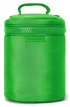 Dagne Dover Mila Repreve® Recycled Polyester Large Toiletry Organizer Bag In Grasshopper