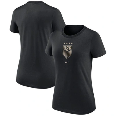 Nike Women's U.s. (4-star) Soccer T-shirt In Black
