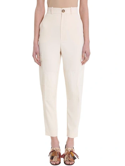 See By Chloé Beige Cotton Pants