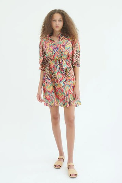 Chufy Yindy Silk Mini Dress In Pink