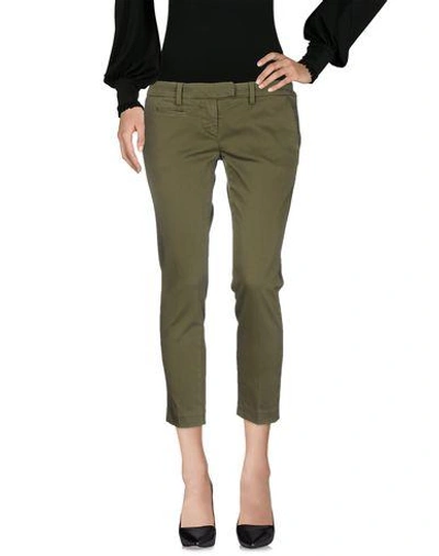Dondup Casual Trousers In Military Green