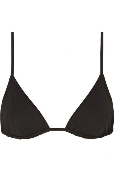 Eres Les Essentiels Mouna Triangle Bikini Top In Black