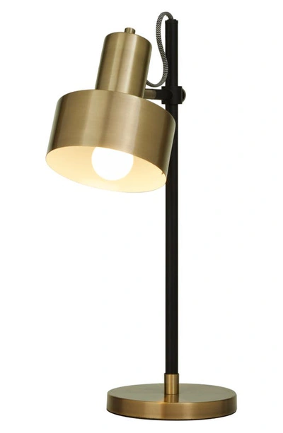 Ginger Birch Studio Goldtone Metal Spotlight Desk Lamp