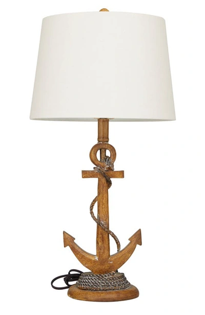 Willow Row Brown Polystone Nautical Table Lamp