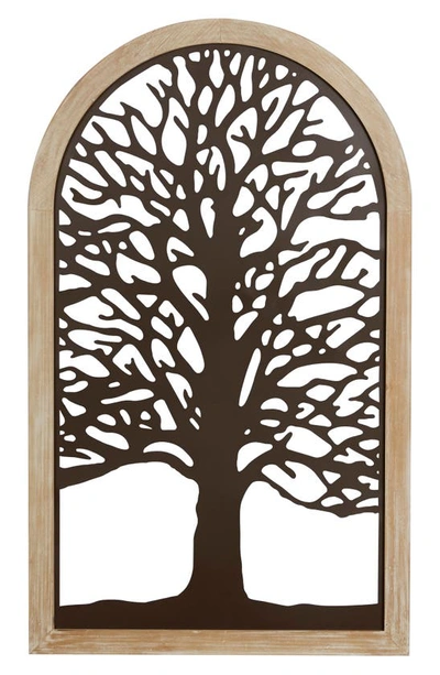 Sonoma Sage Home Bronze Tree Of Life Metal Wall Decor With Arched Frame In Brown