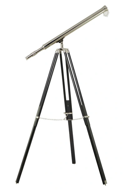 Ginger Birch Studio Silvertone Metal Telescope