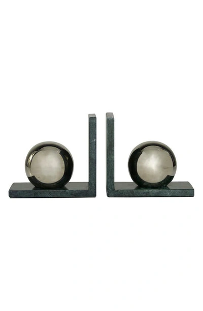 Cosmo By Cosmopolitan Silver Marble Orb Bookends