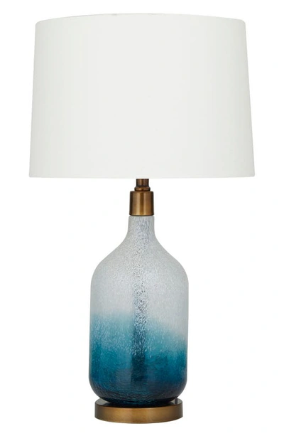 Ginger Birch Studio Blue Glass Coastal Table Lamp