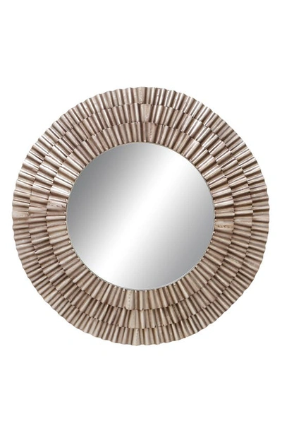 Sonoma Sage Home Silver Wood Starburst Wall Mirror In Brown