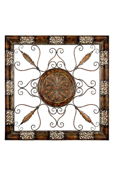 Sonoma Sage Home Brown Metal Rustic Ornamental Wall Decor