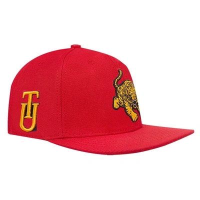 Pro Standard Crimson Tuskegee Golden Tigers Evergreen Mascot Snapback Hat