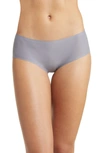 Chantelle Lingerie Soft Stretch Seamless Hipster Panties In Smoke Grey-sm