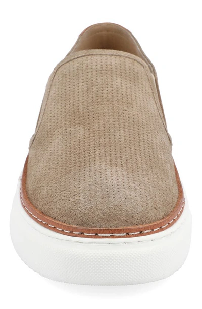 Thomas & Vine Tillman Slip-on Sneaker In Taupe