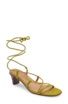 Madewell Jewell Sandal In Citrus Lime