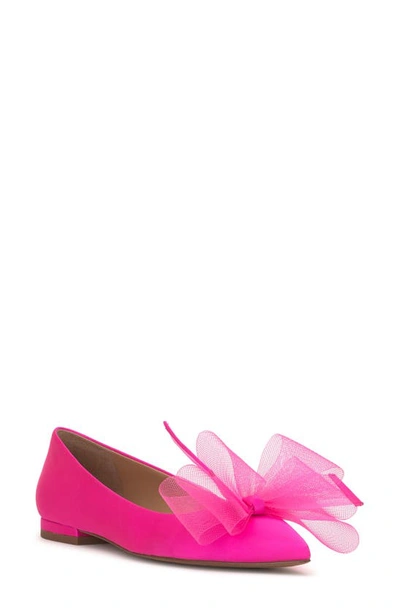 Jessica Simpson Elspeth Pointed Toe Flat In Valley Pink