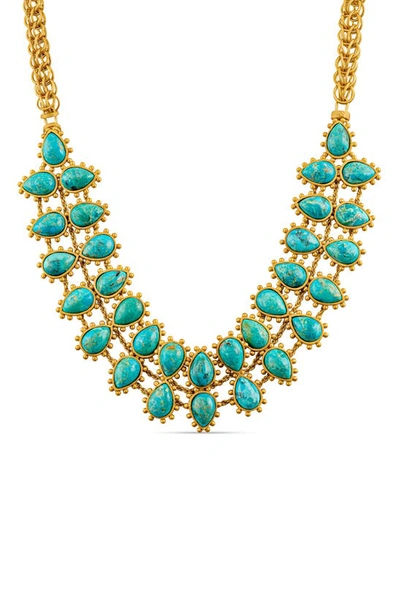 Christina Greene Rio Turquoise Collar Necklace