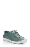 Softinos By Fly London Isla Sneaker In 610 Green Washed Leather