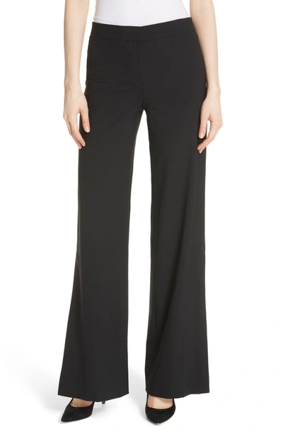 Theory High Slit Admiral Crepe Pants In Black