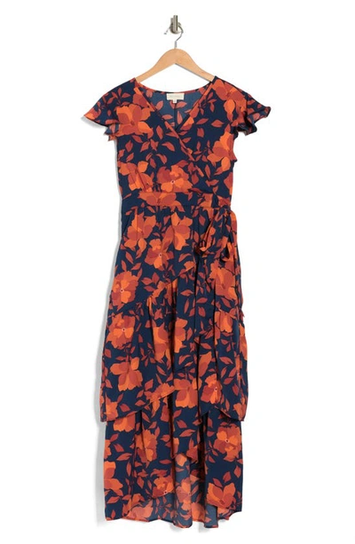 new year's eve plus size floral dress Lillian Embroidered Cocktail Dress