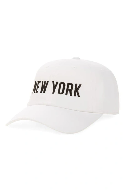 American Needle New York Cotton Baseball Cap In Snow