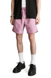 Madewell Re-sourced Everywear Shorts In Shaded Pink