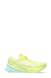 Asics Novablast 3 Running Shoe In Glow Yellow/ White
