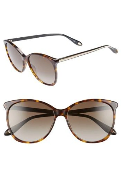 Givenchy 58mm Retro Sunglasses - Dark Havana