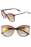 Givenchy 58mm Retro Sunglasses - Red