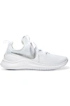 Nike Free Tr 8 Stretch-knit And Mesh Sneakers In White