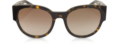 Saint Laurent Designer Sunglasses Sl M19 Acetate Oval Frame Women's Sunglasses In Havana/ Marron