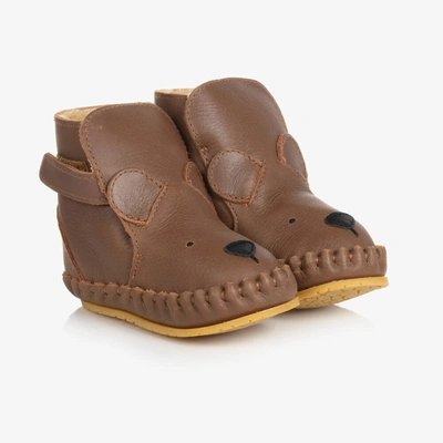 Donsje Brown Bear Pre-walker Baby Boots