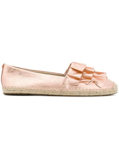 Michael Michael Kors Bella Ruffled Espadrilles - Pink