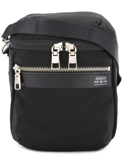 As2ov Shrink Shoulder Bag In Black