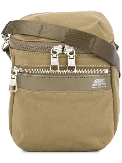 As2ov Shrink Small Messenger Bag In Brown