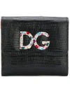Dolce & Gabbana Logo Plaque Wallet In Black