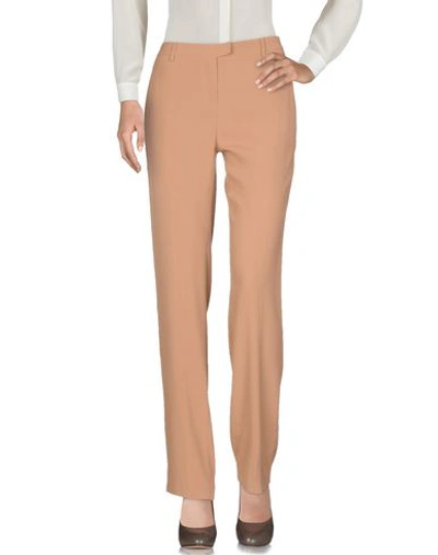 Atos Lombardini Casual Pants In Pale Pink