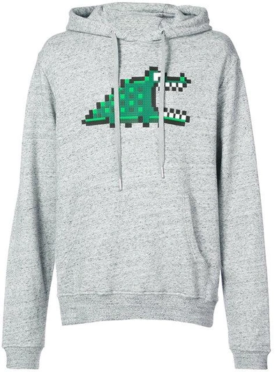 Mostly Heard Rarely Seen 8-bit Bite Me Hoodie In Grey