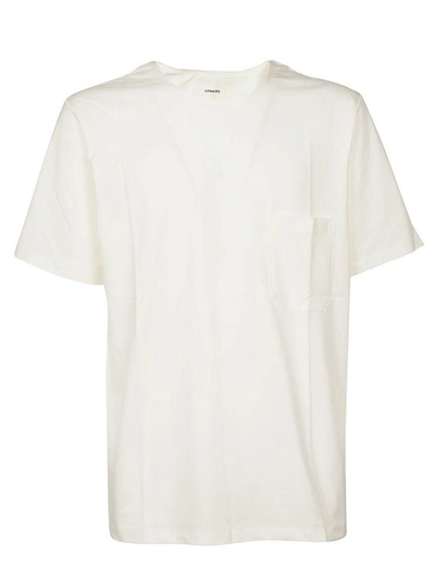 Lemaire Classic T-shirt In Chalk