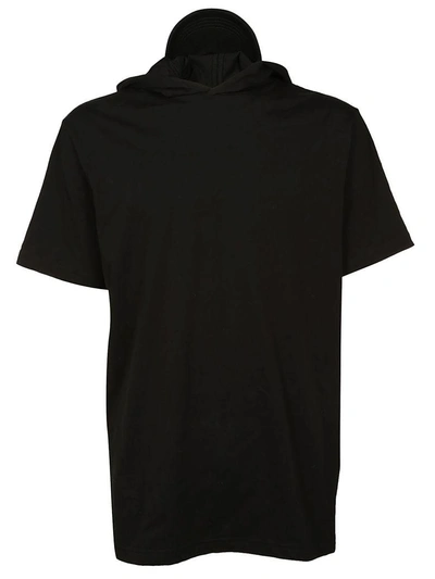 Telfar Cap Hooded T-shirt In Black