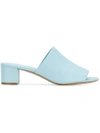 Mansur Gavriel 40mm Mules In Blue